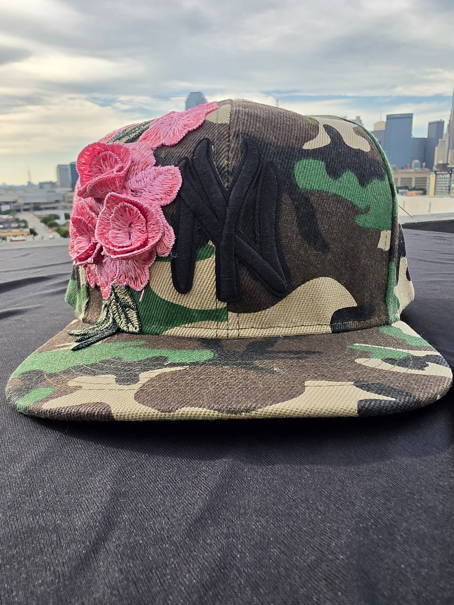 Camo Rose- NY Snapback
