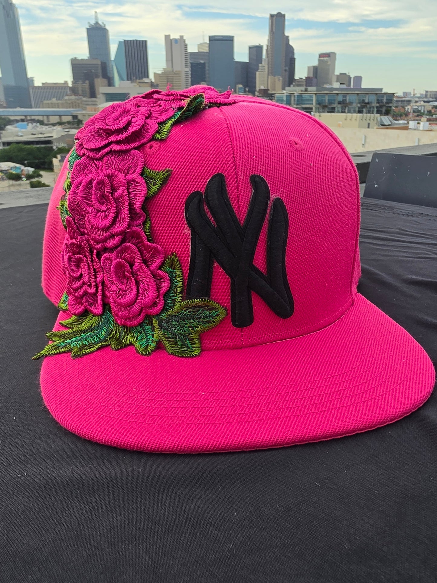 Hot Pink Garden- NY Snapback