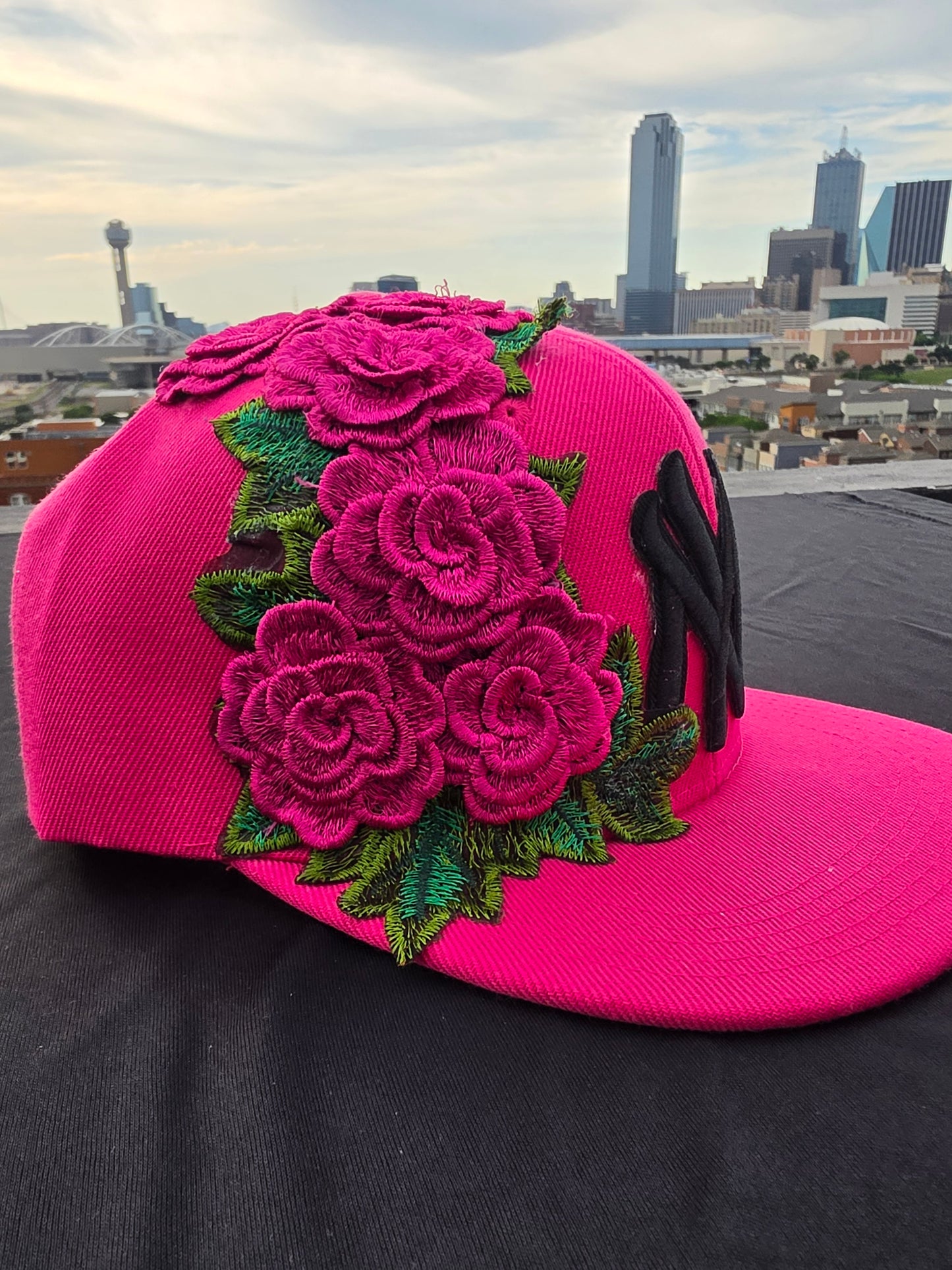Hot Pink Garden- NY Snapback